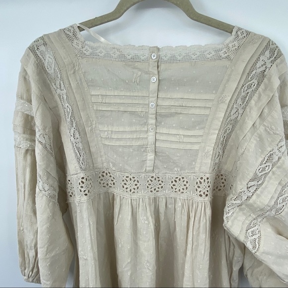 Free People | Ivory Azalea Lace Tunic NWT | Medium - Picture 5 of 10